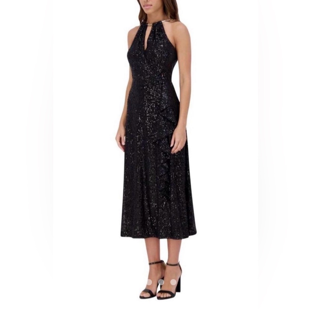 Black Sequin Dress
